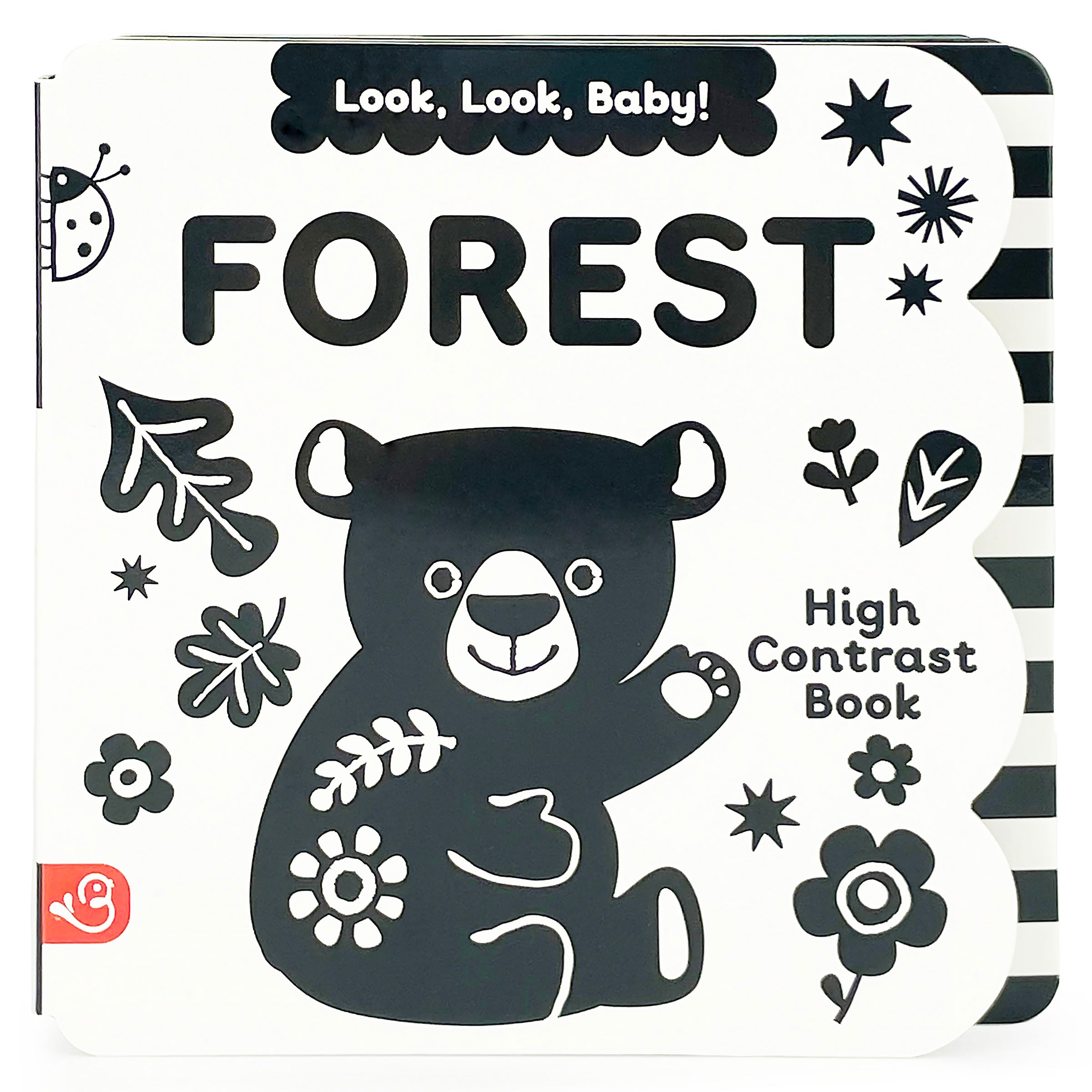 Look, Look, Baby! Forest: Black and White High Contrast Book for