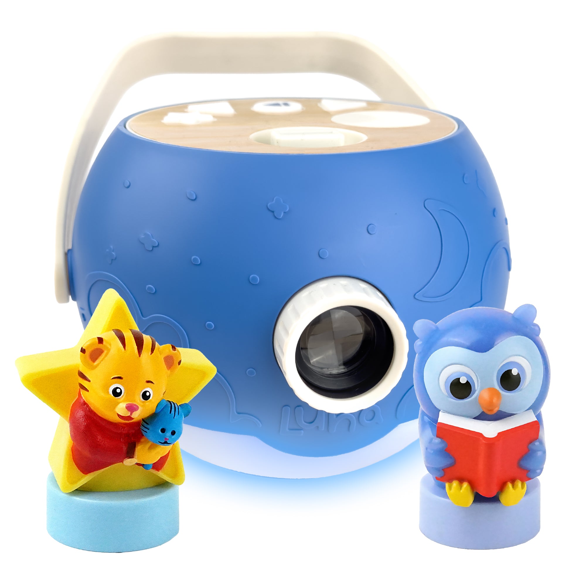 Luna StoryTime Projector Owl & Daniel Tiger Set