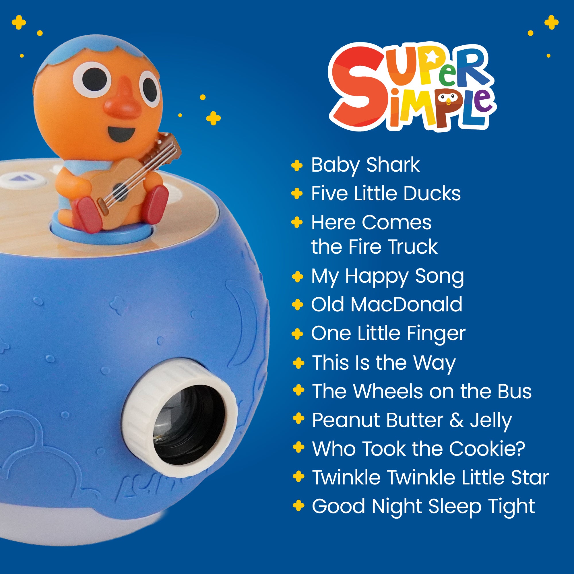 Luna StoryTime Projector Owl & Super Simple Songs Set