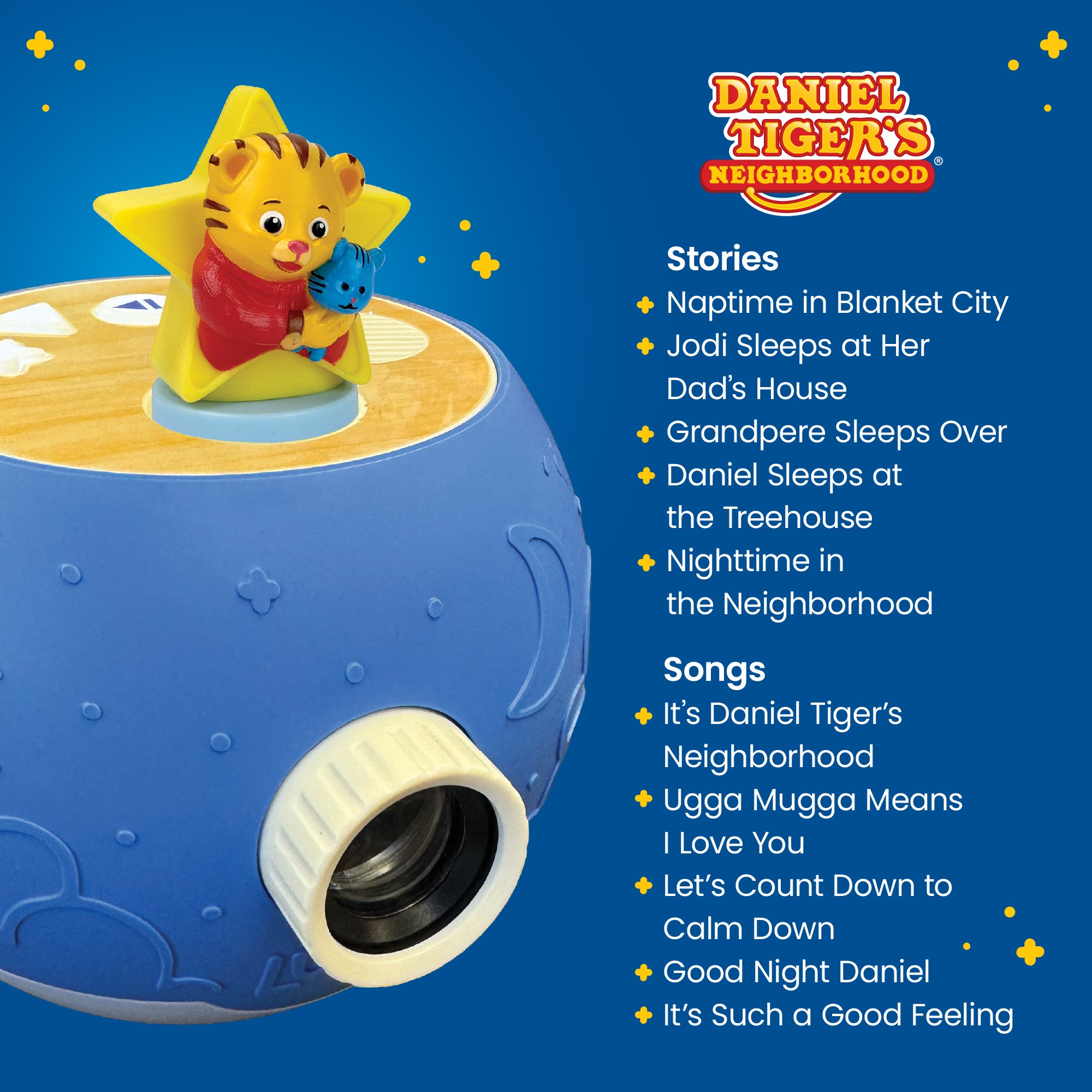 Luna StoryTime Projector Owl & Daniel Tiger Set