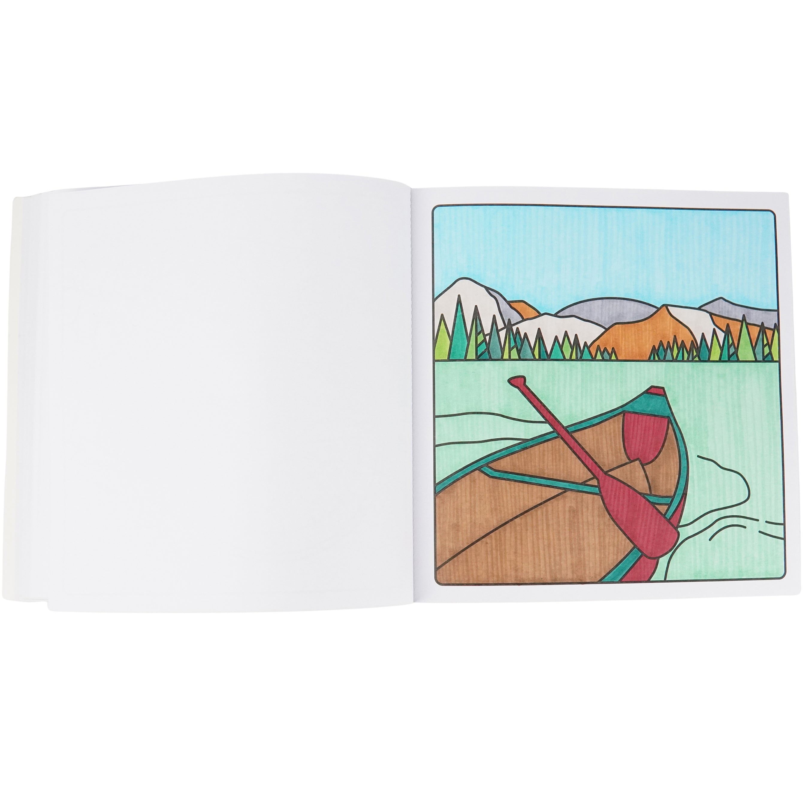 Cozy Coloring Happy Camper