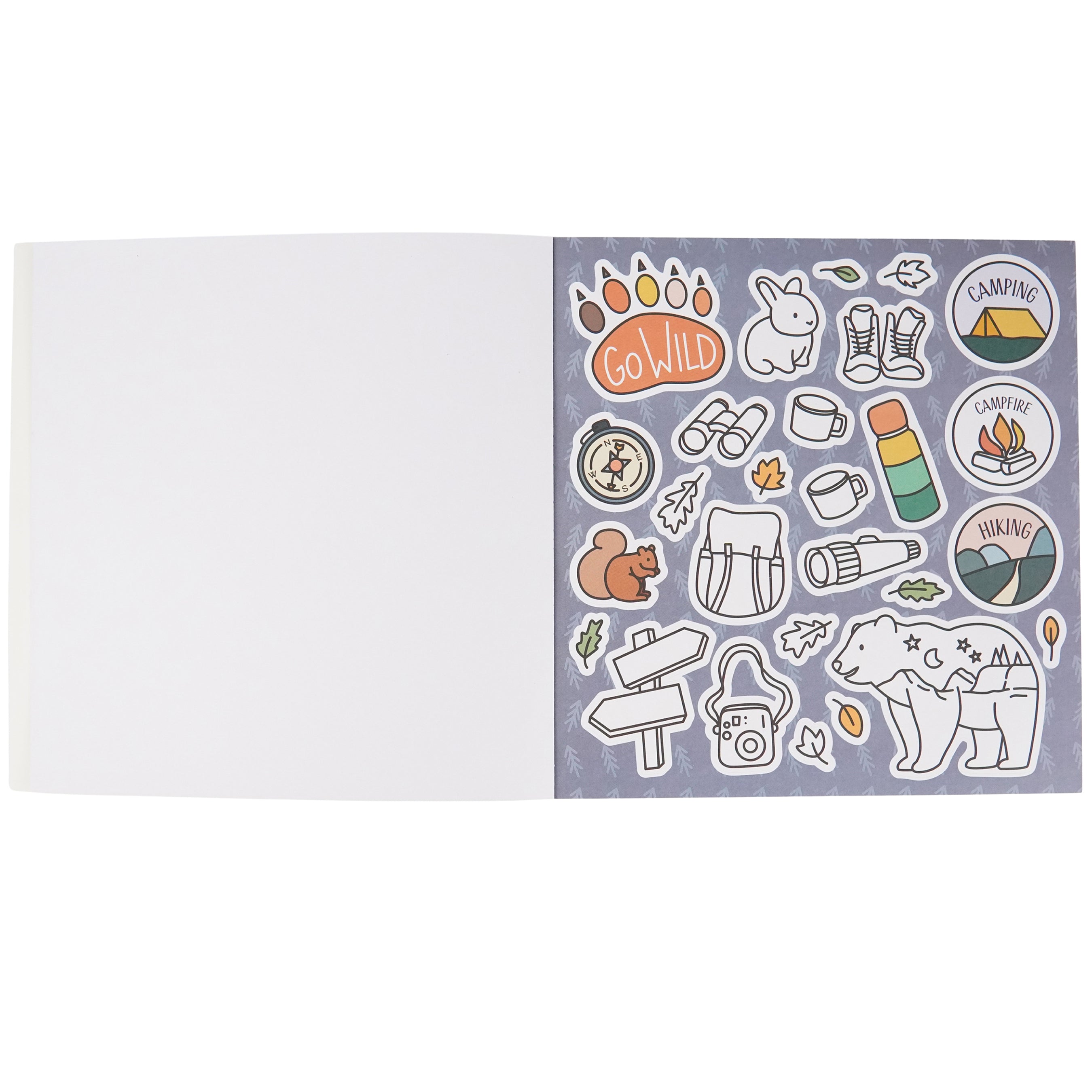 Cozy Coloring Happy Camper