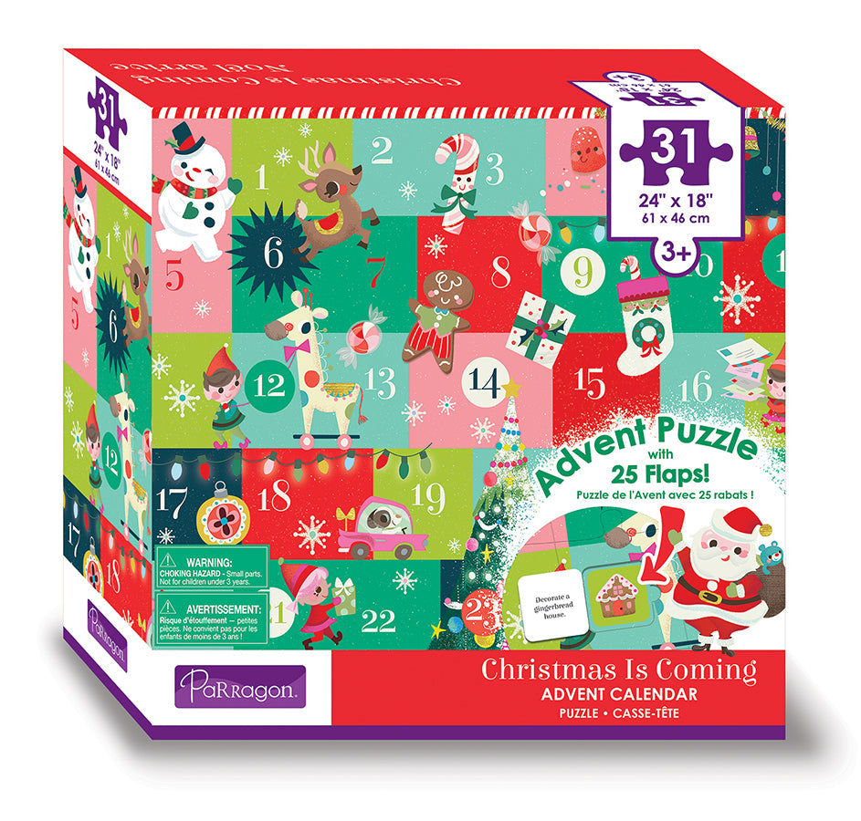 Christmas is Coming Advent Calendar Puzzle