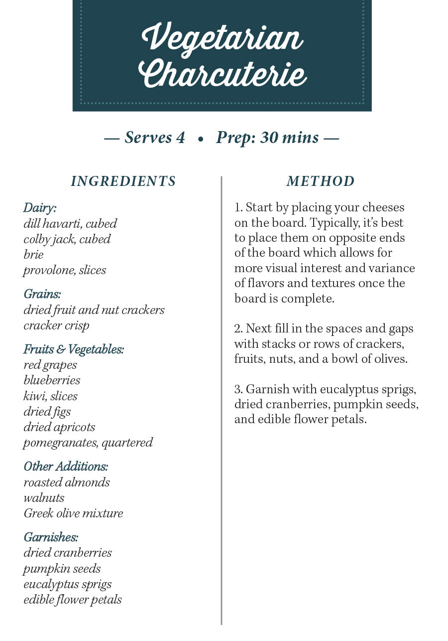 Sips & Snacks Recipe Cards