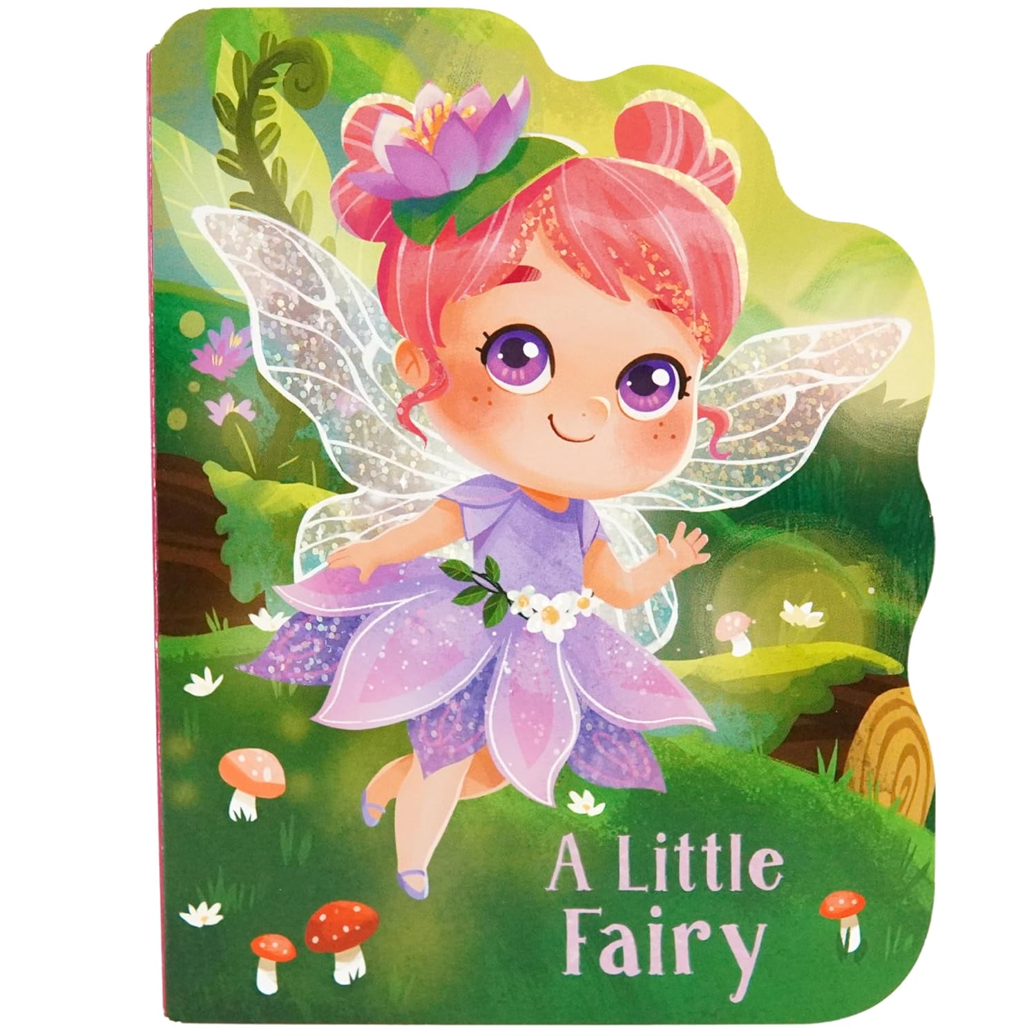 Children's book cover featuring a fairy in a forest setting with 'A Little Fairy' text.