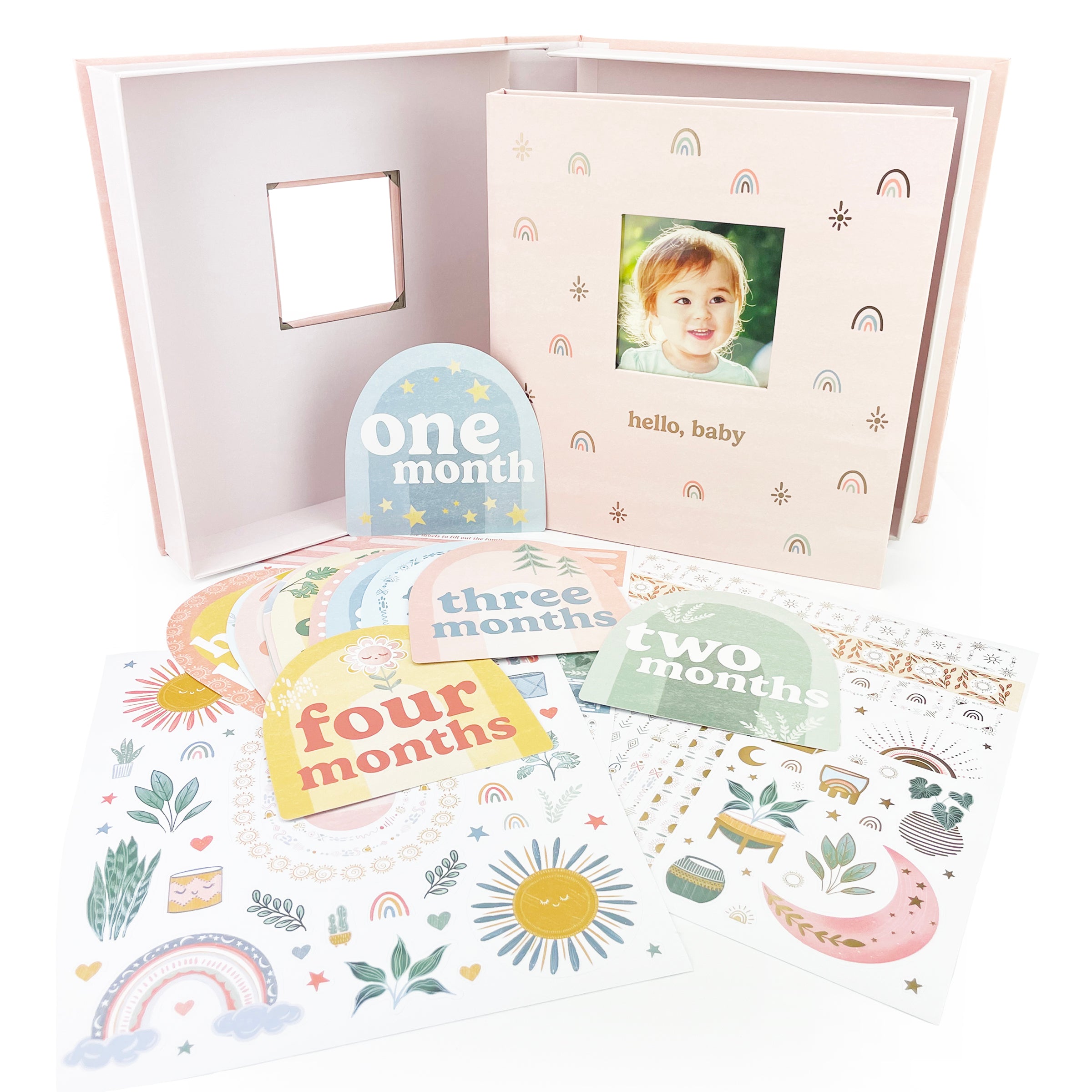 Baby Book Box Keepsake Memory Book for Girls – Timeless First 3 Year Baby Book & Box ...