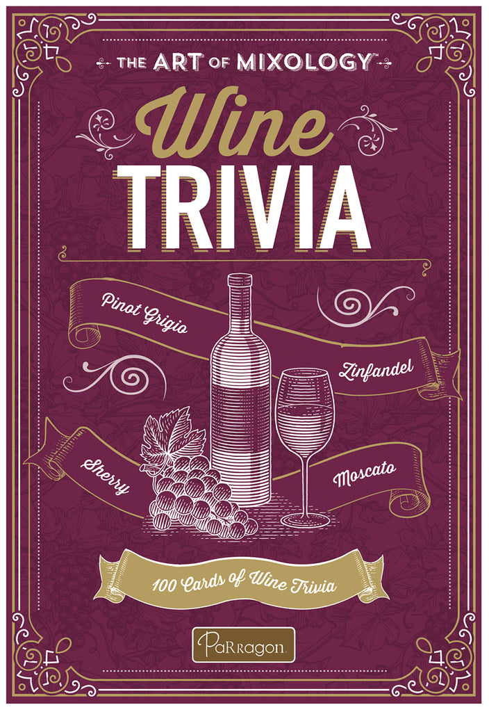 The Art of Mixology Wine Trivia 100 Cards of Wine Trivia