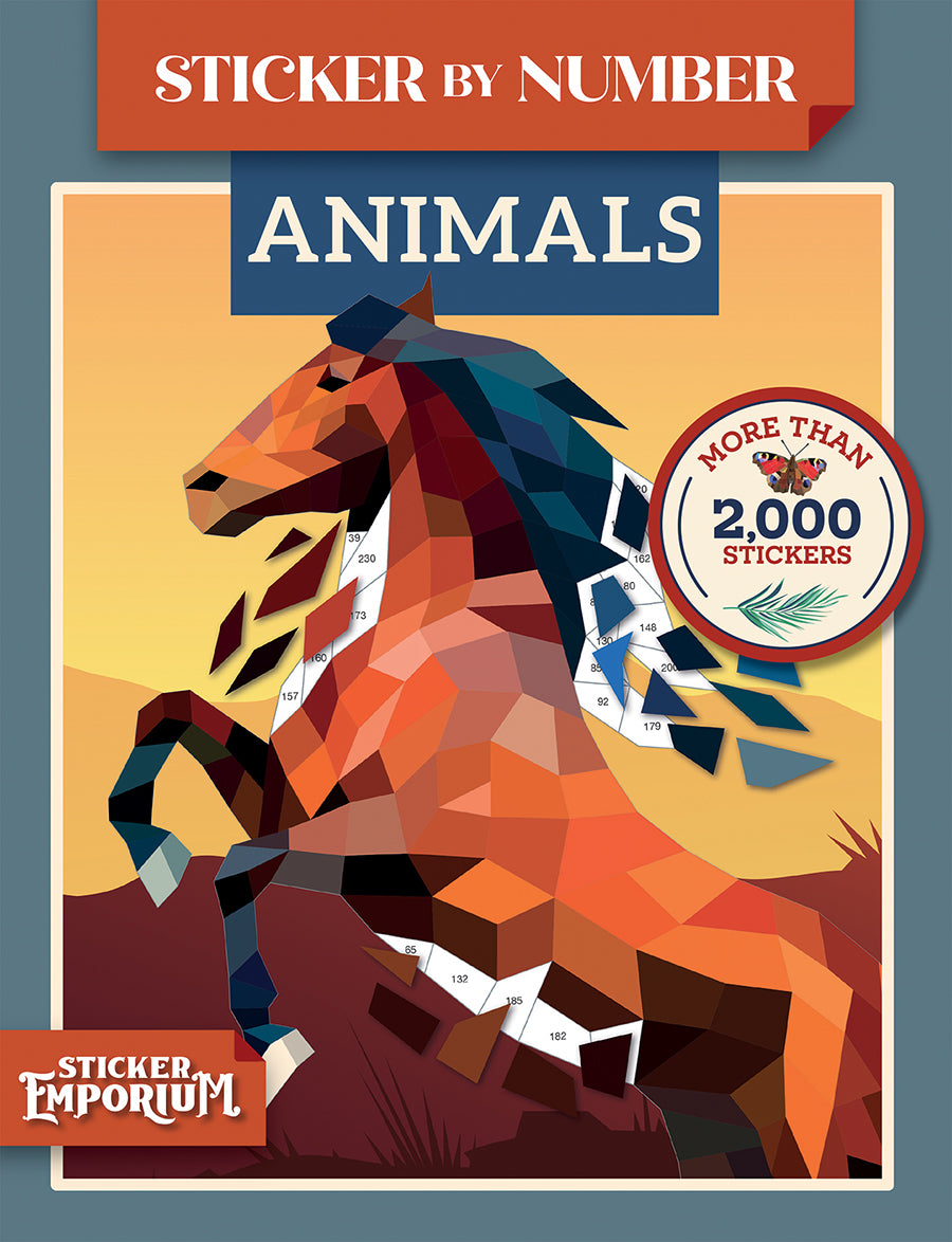 Sticker By Number Example Sticker by Number Animals Sticker Emporium β Cottage Door Press, LLC