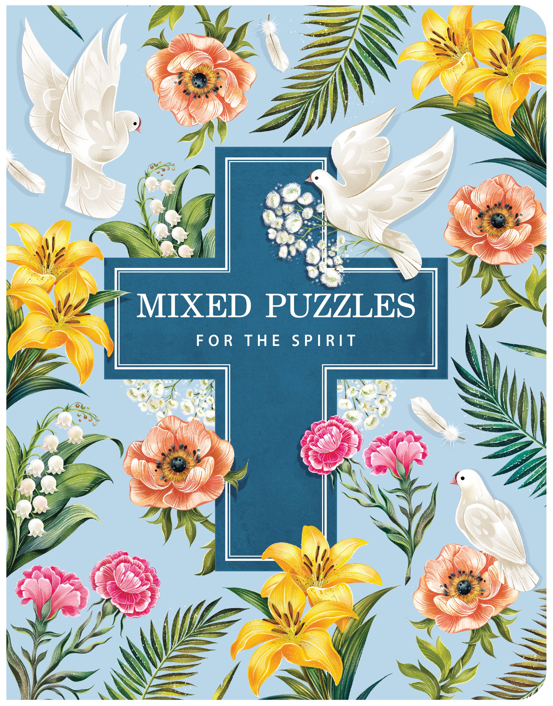 Bible Mixed Puzzles Inspirational Christian Crossword Book