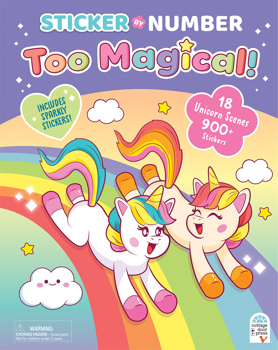 Too Magical! Sticker by Number Activity Book for Tweens – Cottage Door ...