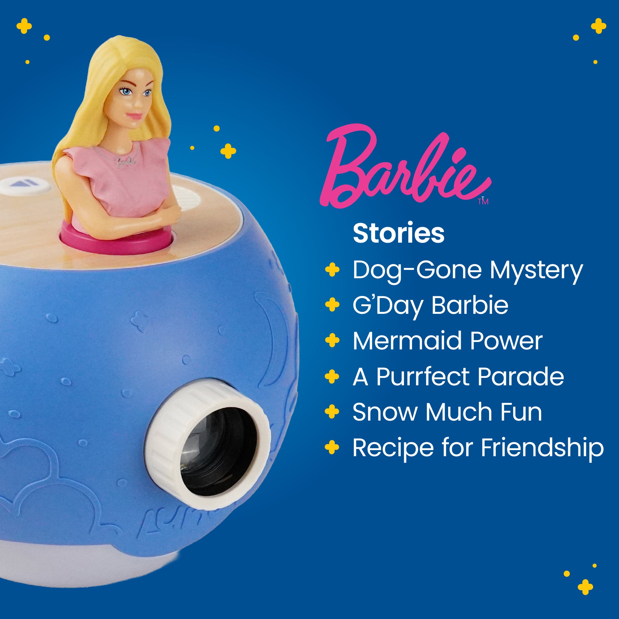 Luna StoryTime Projector Owl & Barbie Set