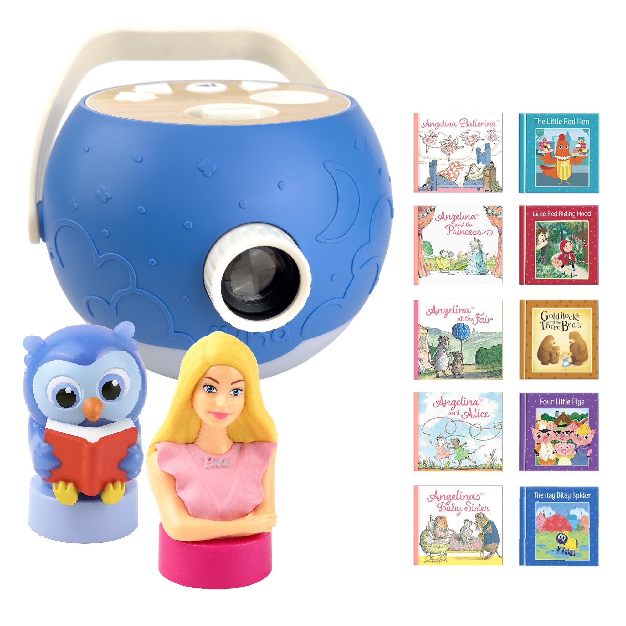 Luna StoryTime Projector Owl & Barbie Set