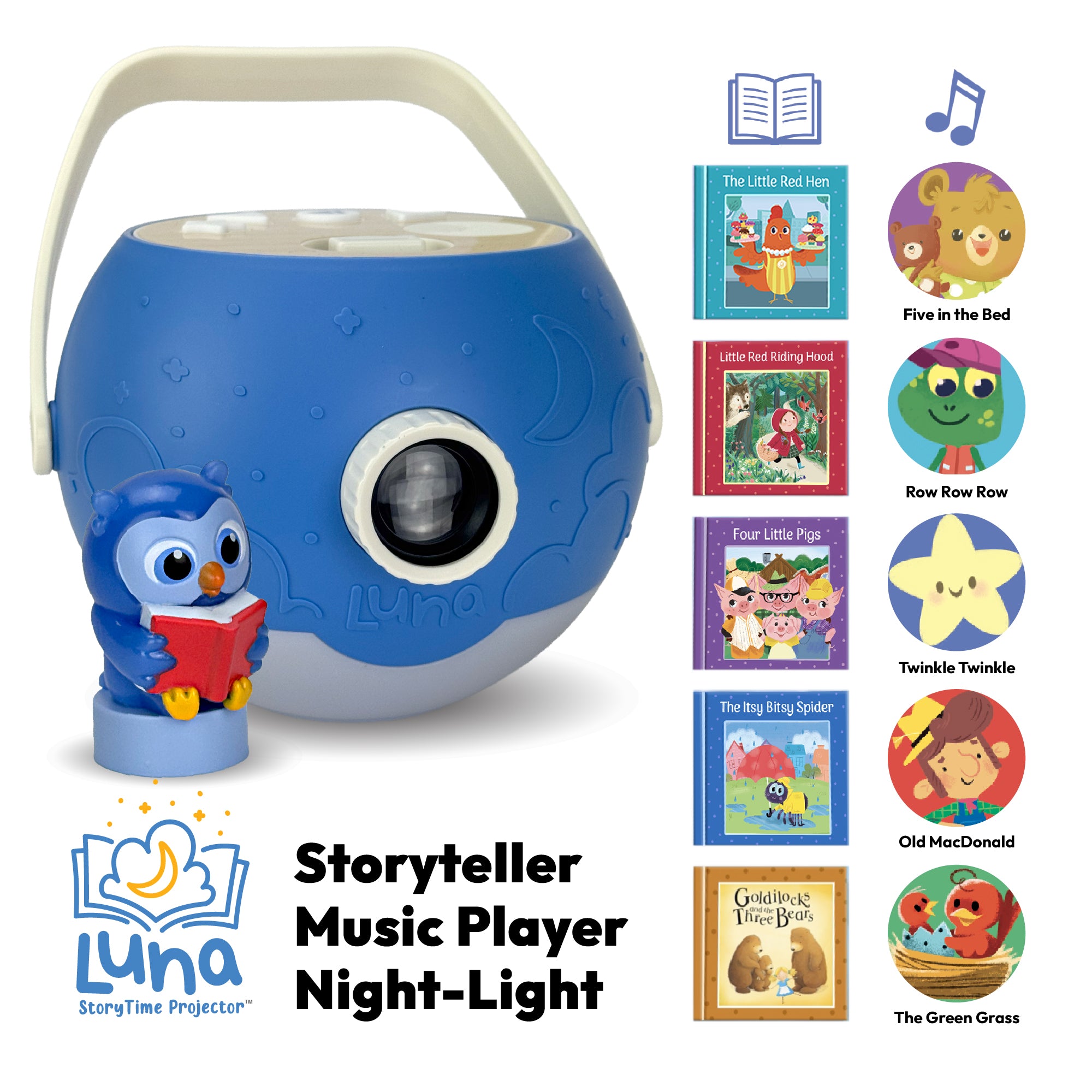 Luna Storytime Projector – Classic Starter Set
