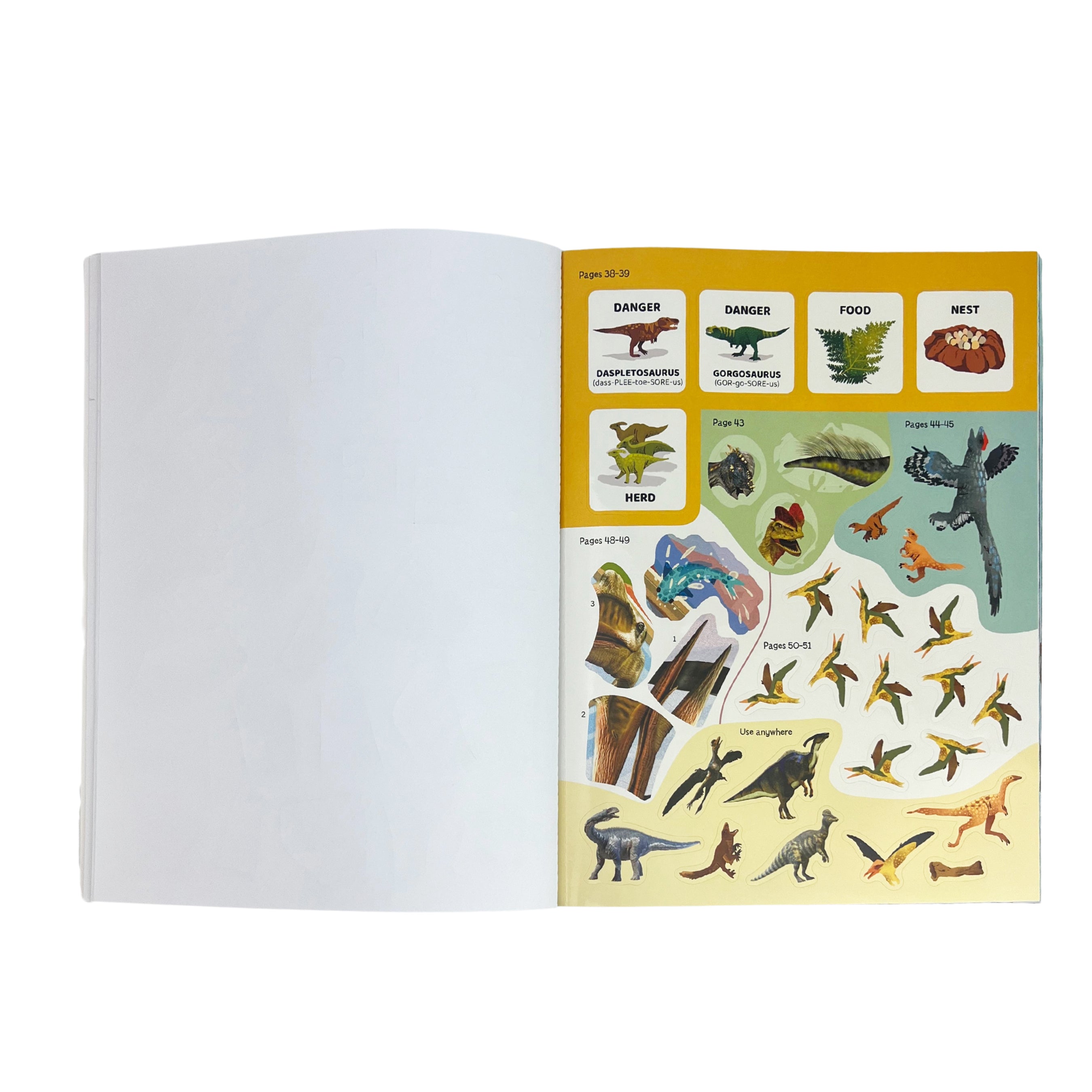 Smithsonian Dinosaur Sticker Activity Book