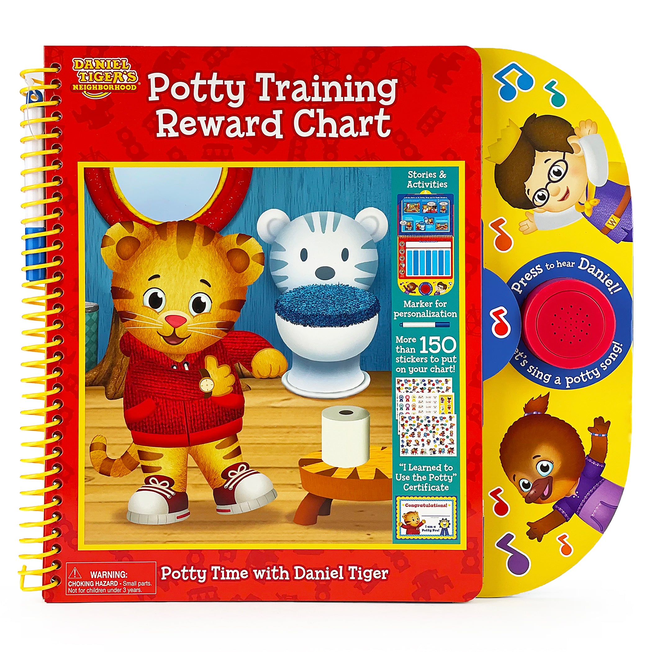 Daniel Tiger Potty Training Reward Chart – Cottage Door Press, LLC