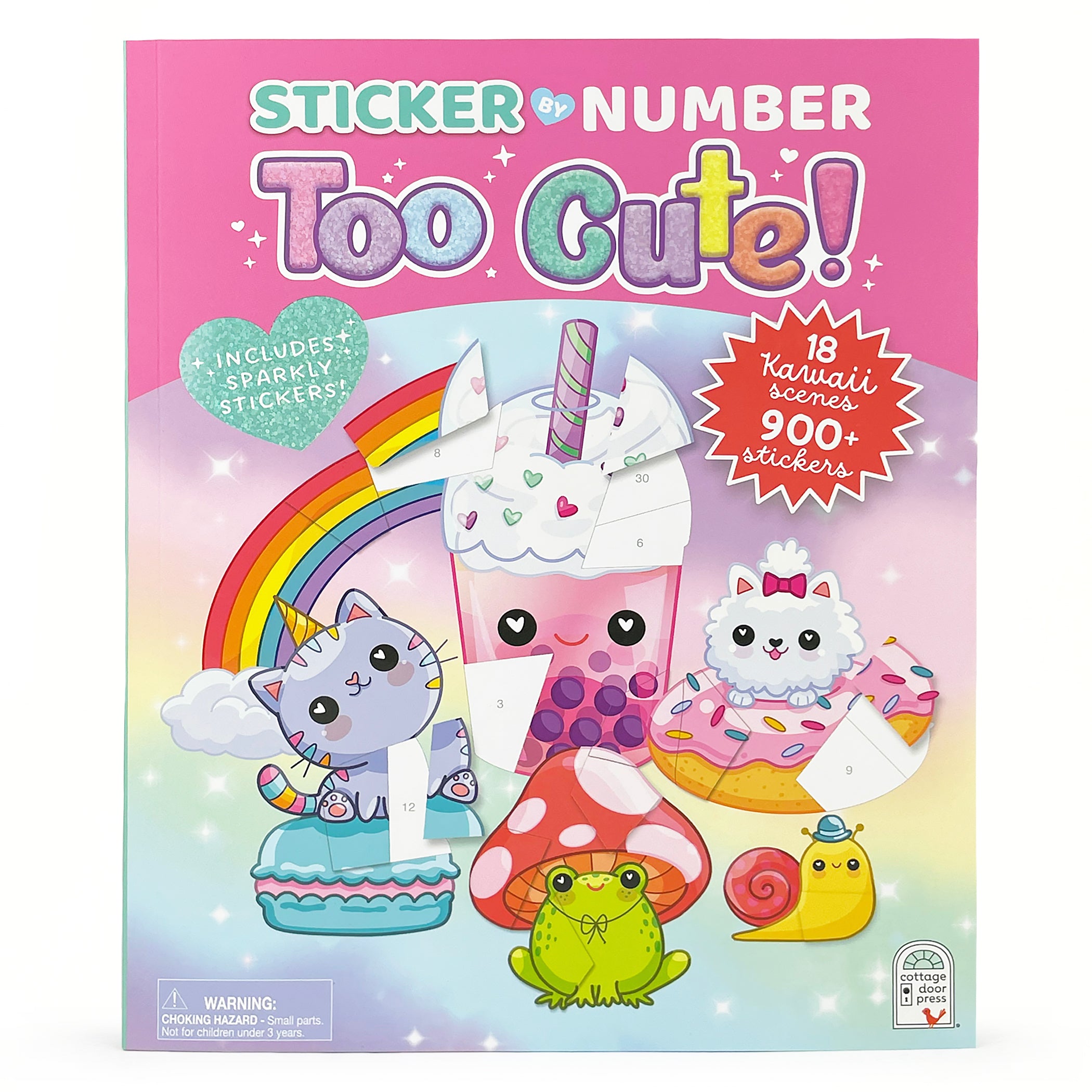Too cute! Sticker by Number Activity Book for Kids – Cottage Door Press ...
